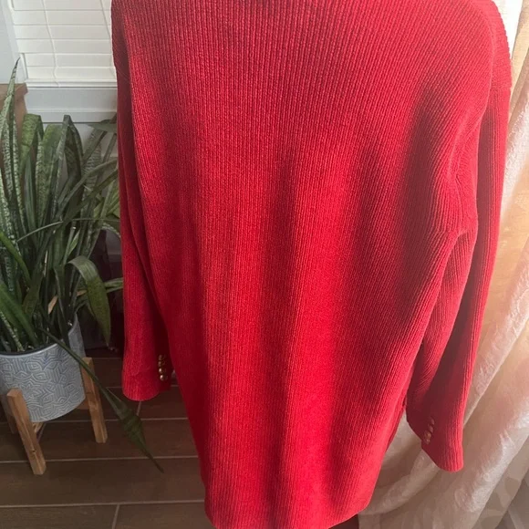 Ralph Lauren Red Blazer with Gold Accents and ensignia size small - Picture 11 of 11